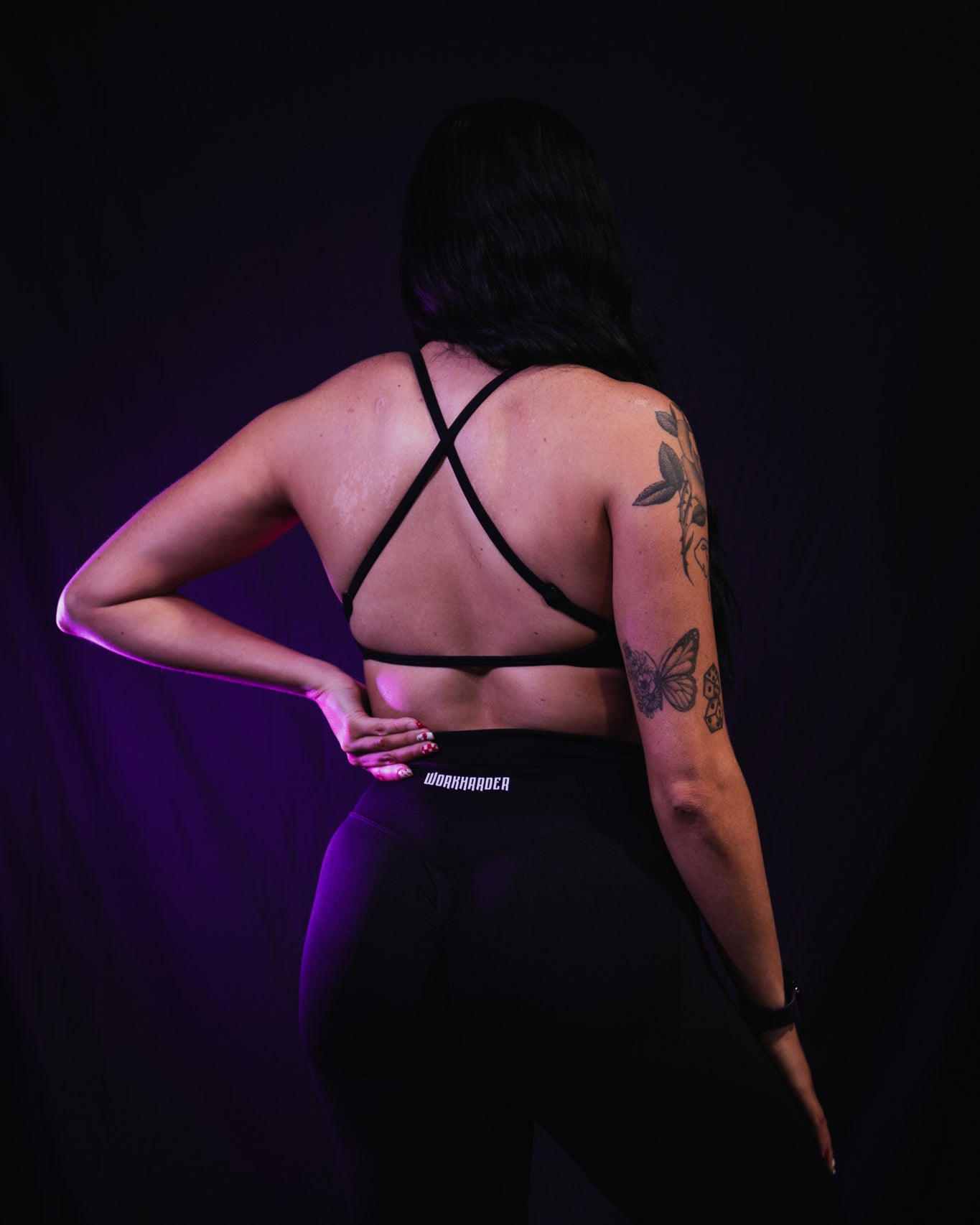 Black Sports Bra