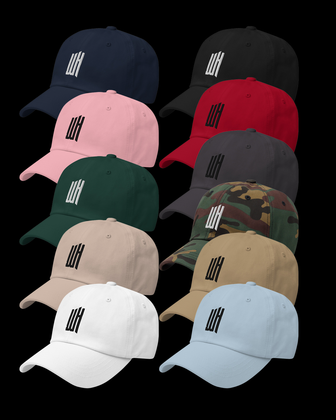 WorkHarder Dad Hats