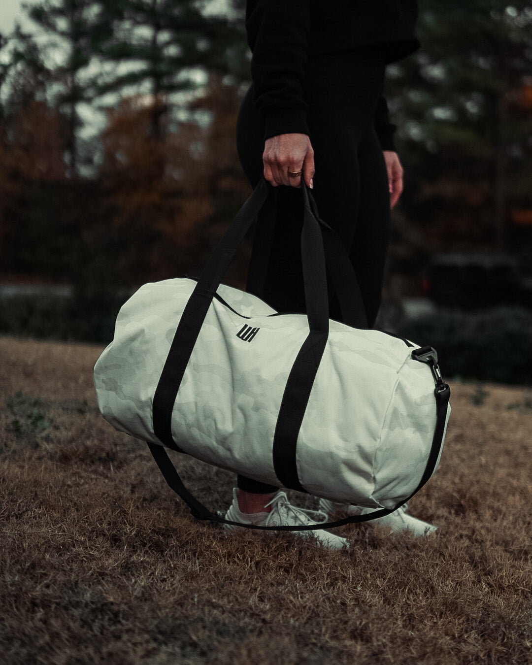 White Camo Gym Bag
