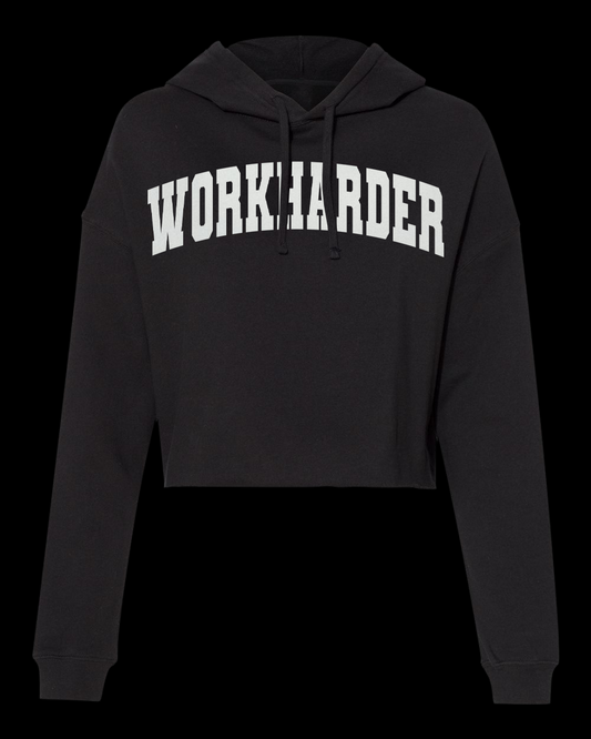 Collegiate Crop Hoodie