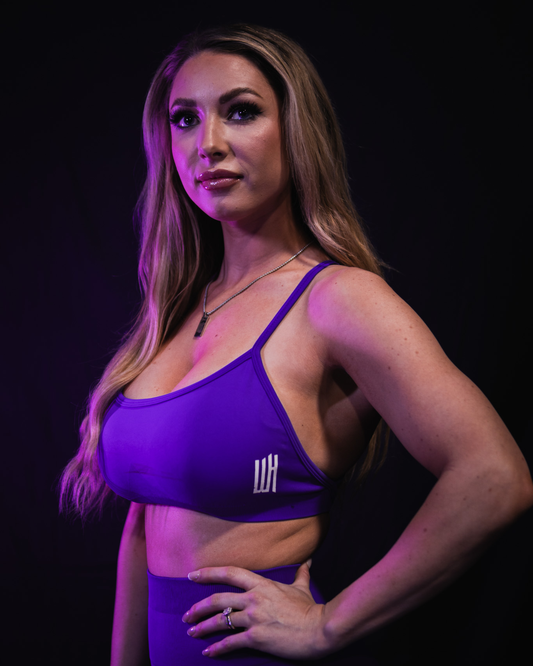 Purple Sports Bra