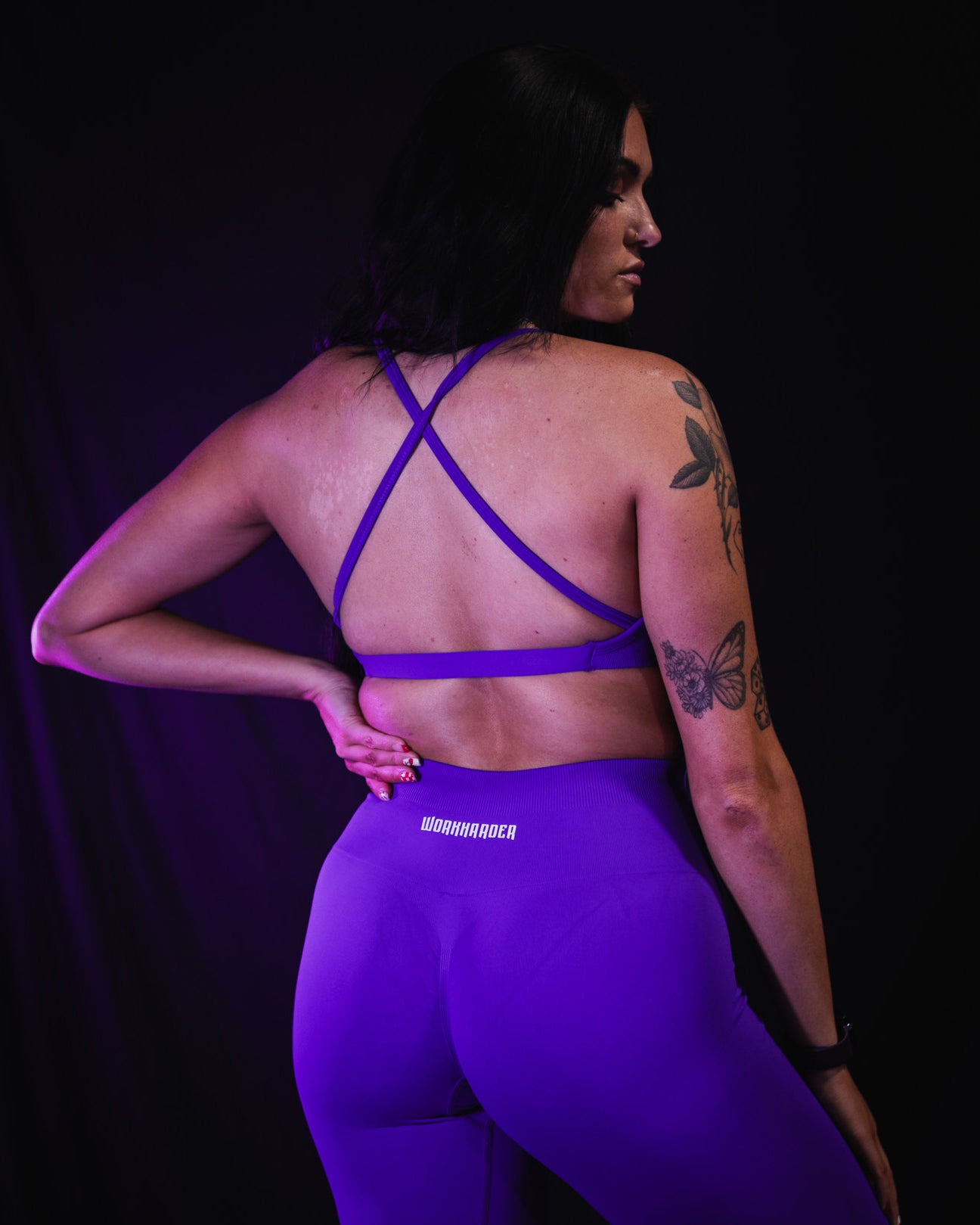 Purple Sports Bra